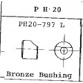 Bronze Bushing LH Bronze Bushing LH